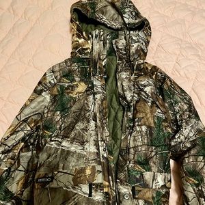Gander Mountain Hunting Camo Coat Detachable Hood